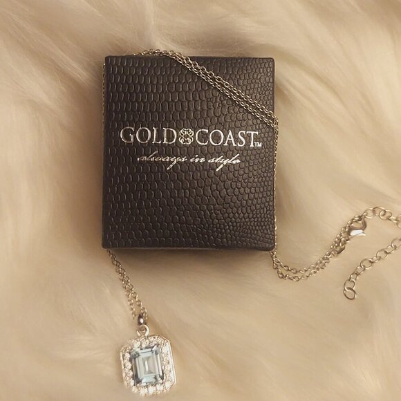 Gold Coast ~ Platinum Plated Necklace ~ *NIB - Picture 4 of 6